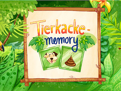 Tierkacke-Memory